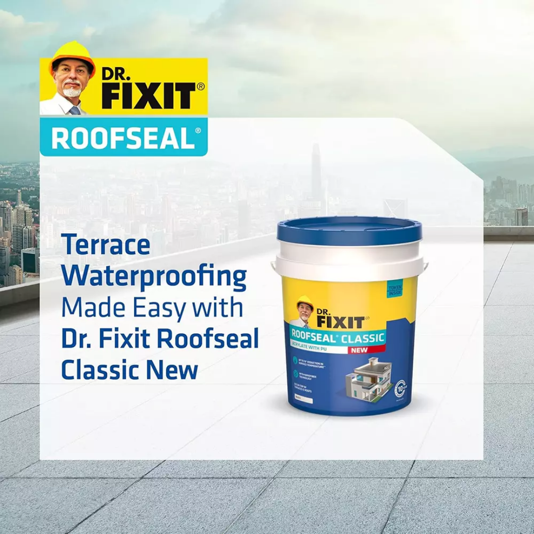 Dr Fixit Newcoat Roof Waterproofing